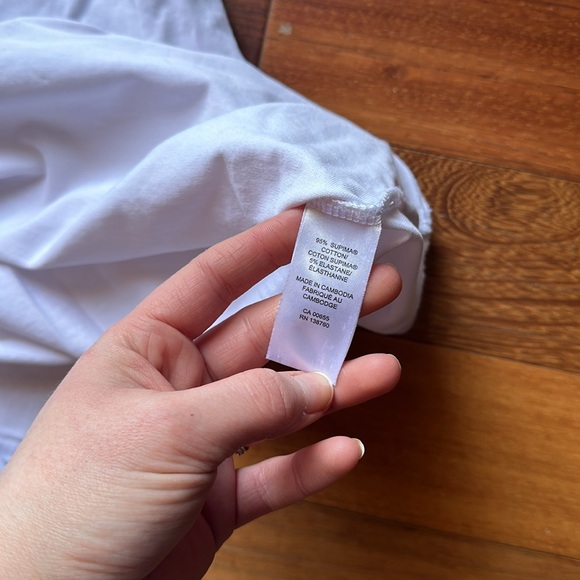 RW & Co. Men’s White Basic Crewneck Supima Cotton T Shirt, size XL - Picture 3 of 9